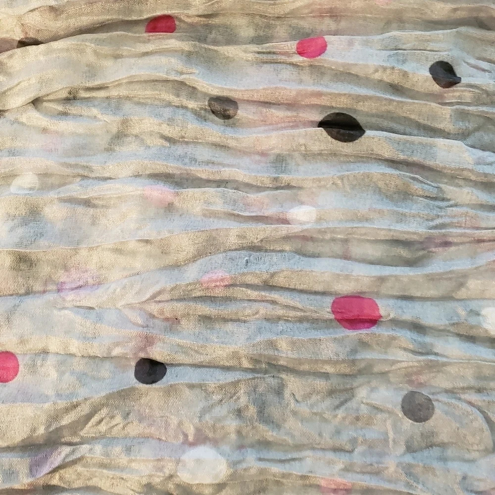 Rapti Fashion Grey/Pink Floral Infinity Scarf - Picture 7 of 9